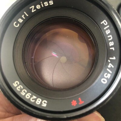 EXC+++++] CONTAX Carl Zeiss Planar 50mm F/1.4 T* MF Lens | eBay