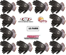 12 34-876 MaxiFlex Foam Full Palm Coated Nitrile Grip PROTECTIVE WORK GLOVES MED