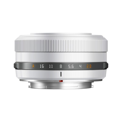 TTArtisan AF 27mm f/2.8 XF autofocus lens for Fujifilm X mount =White=