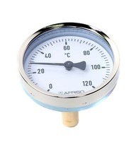 Afriso Bimetall-Zeigerthermometer DN15 Ø 63mm, 0 - 120°C