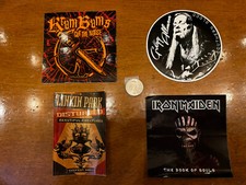 Random Rock  N  Roll Band, Stickers  Lot of 4  Free Flag Sticker