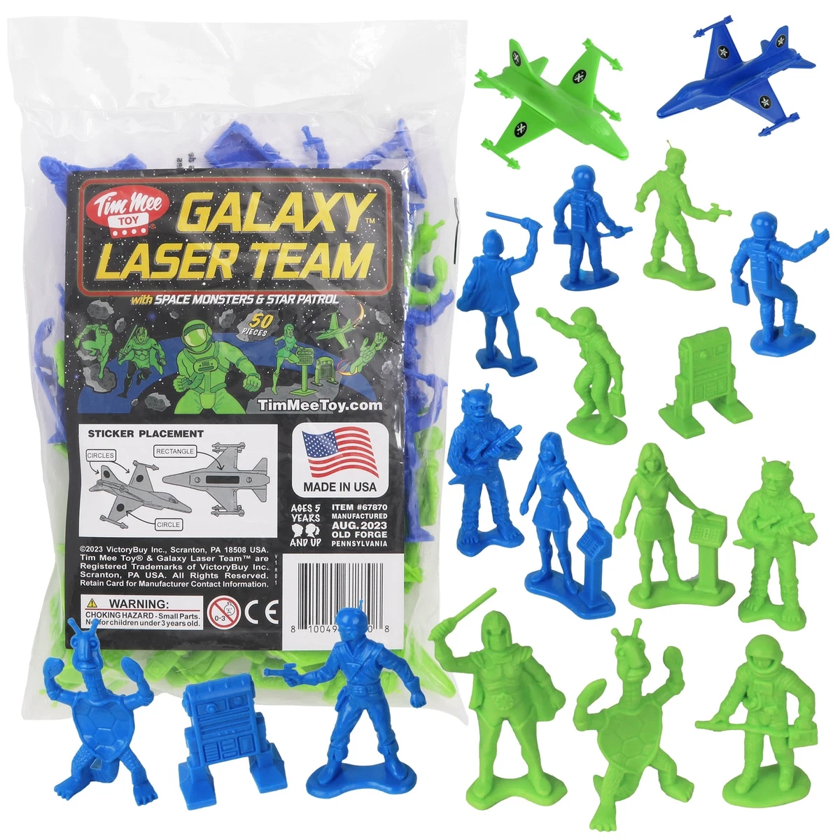 TimMee Processed Plastic GALAXY LASER TEAM Tim Mee STAR PATROL
