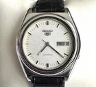 Vintage Seiko 5 Automatic Men Watch, Day/Date, Used. N-23