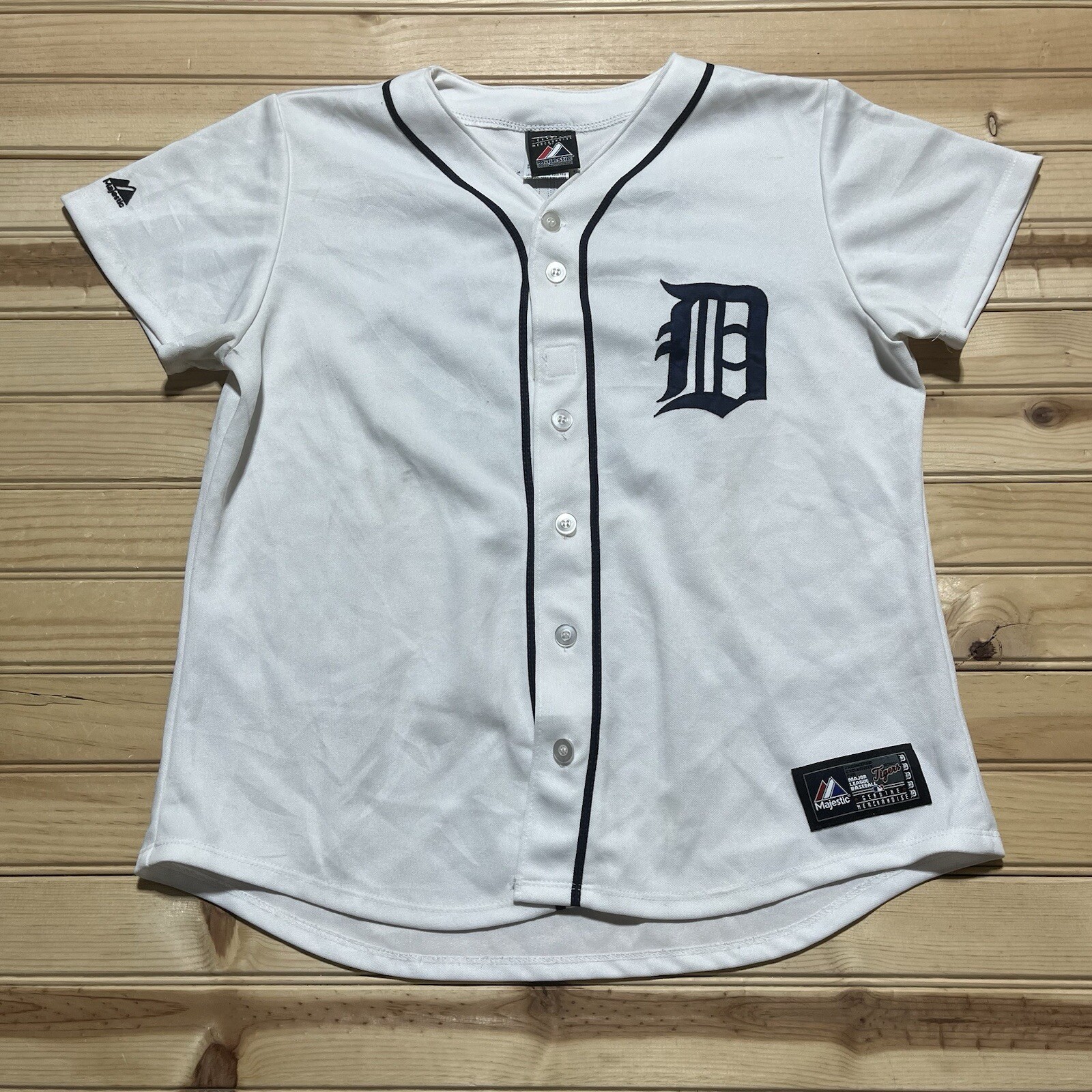 Detroit Tigers Majestic MLB Baseball Brownell #05 Jersey Majestic Women’s Size L