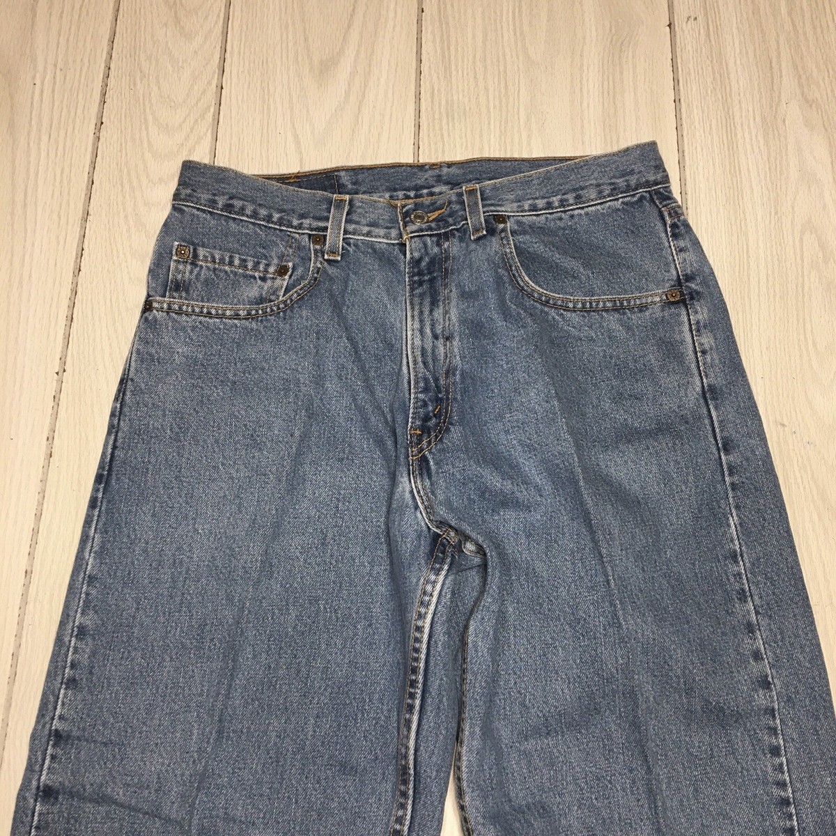 LEVI'S 569 mens loose straight fit denim jeans 33x28 tag vtg y2k