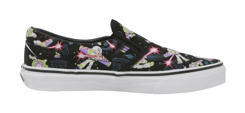 VANS Slip On Buzz Lightyear Canvas Big Kids Children Girls Boys Shoes Black - Picture 2 of 6