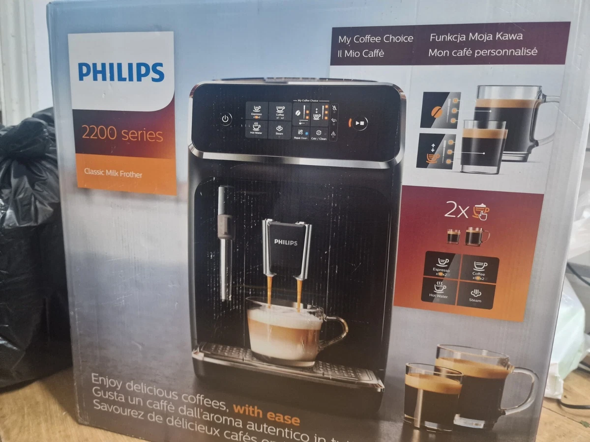 Philips 2200 Series Bean-to-Cup Espresso Machine - Classic Milk Frother Intui 8720389007408, philips 2200 - Vimarsana News