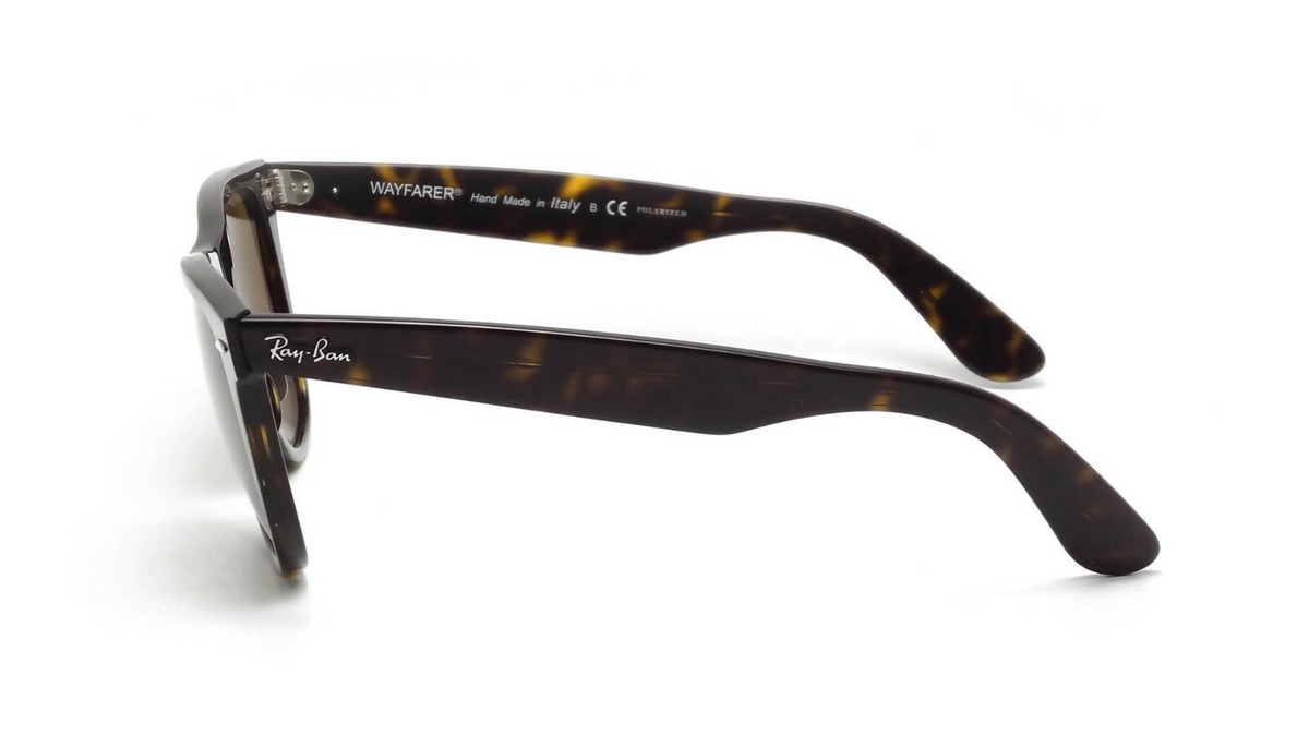 Ray-Ban Wayfarer Classic Polarized Lens Tortoise Sunglasses RB2140