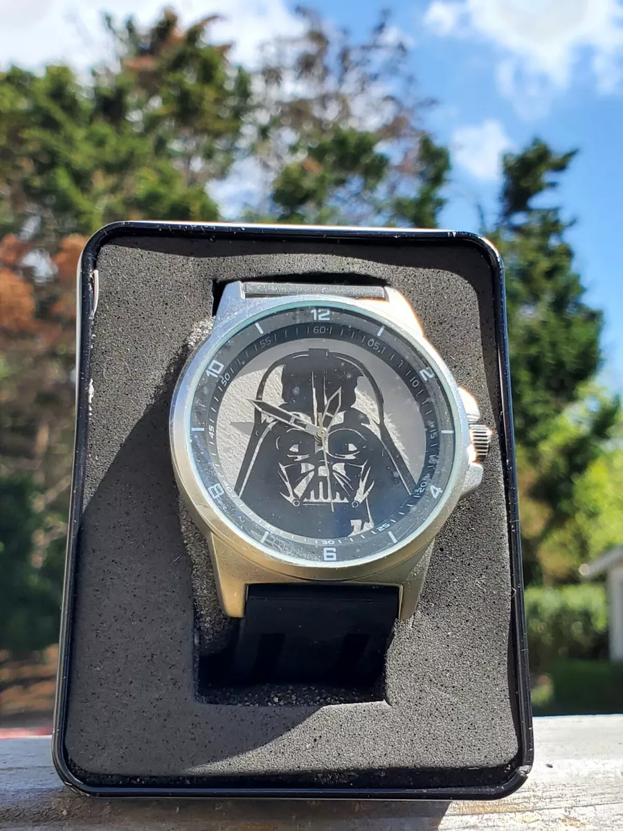 Star Wars Darth Vader Watch 43mm Unisex Disney Collectible Black Band NIB