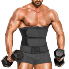 GYM Tummy Fat Loss Weight Slimming Corset Compression Belt Waist Trainer Belts