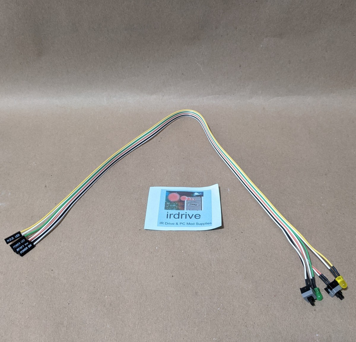 Boitier d'ordinateur LED ATX Reinitialiser HDD Interrupteur Boitier d'ordinateur LED ATX Reinitialiser HDD Interrupteur
