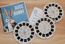 Vintage View-Master Bugs Bunny B 531 Reels 1, 2  3 Set Daffy Duck Porky Pig