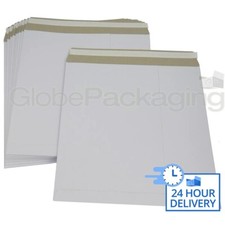 100 x 12" STRONG WHITE LP RECORD MAILERS ENVELOPES 24HR