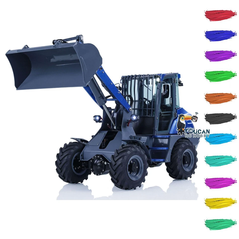 1:14 Metal LESU RC Hydraulic Loader AOUE MCL8 Remote Control Engineer Vehicles - Image 4 of 4