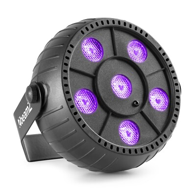 BeamZ PLP14 Ultra Violet Akku Kabellos Party Par Licht 6x 1W UV