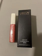 Laritzy Cosmetics Halo Light Stix Highlighter 0.31 oz NIB & Lip Gloss Papaya