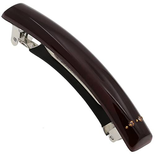Paris CP3457 French Hair Barrette Clip for Girls Rubberized Metal