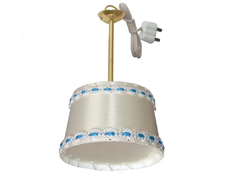 Hängelampe für Puppenhaus, Puppenstube 3,5V Lampe, Beli-Beco 202 weiß