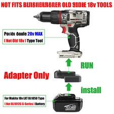 1x Adapter for Makita 18V BL1850 Battery To Power for PORTER-CABLE 20V Tools