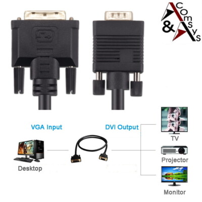 E-GREEN Adapter DVI-I (24 5) Dual Link (M) - VGA - 443 - Comapny Title Text - Foto 2