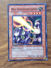SD7-EN011 Moai Interceptor Cannons Yu-Gi-Oh Card 1st Edition. Free UK Postage