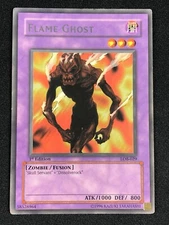 YUGIOH FLAME GHOST 1ST LOB-029 NA PRINT (LP)