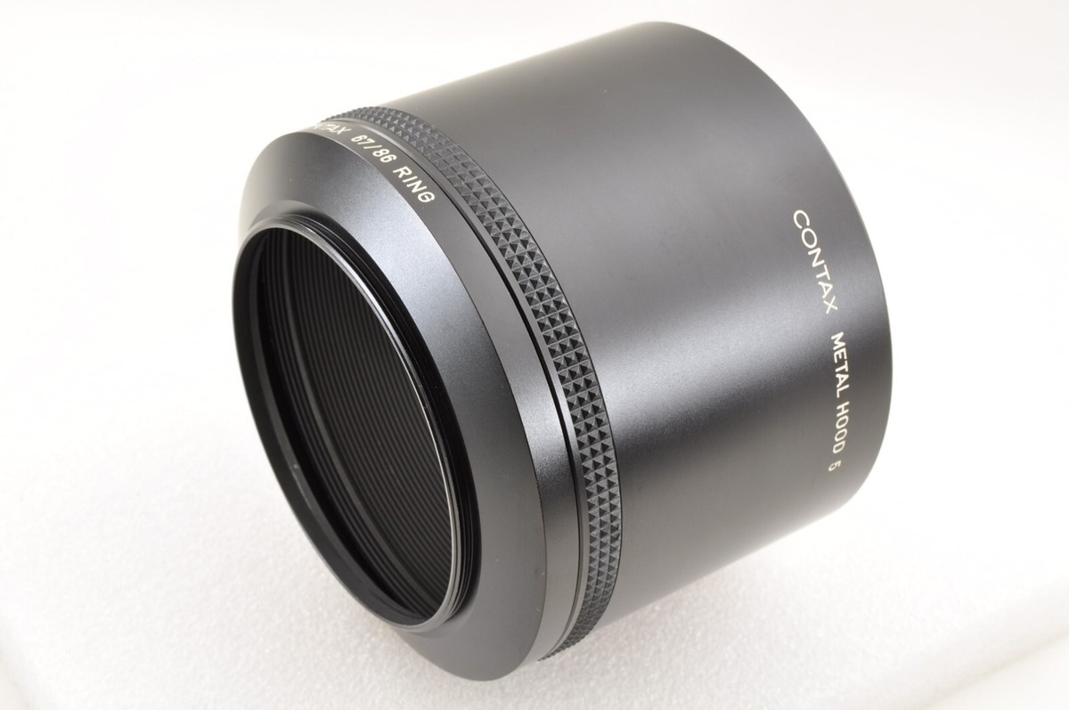 Contax Metal Lens Hood 5 ,67/86 Adapter Ring Set Near Mint +