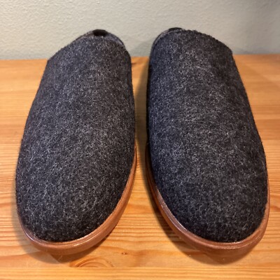 Rhodes Footwear The Wool Black Slip On Mule Casual Slipper  display picture 1