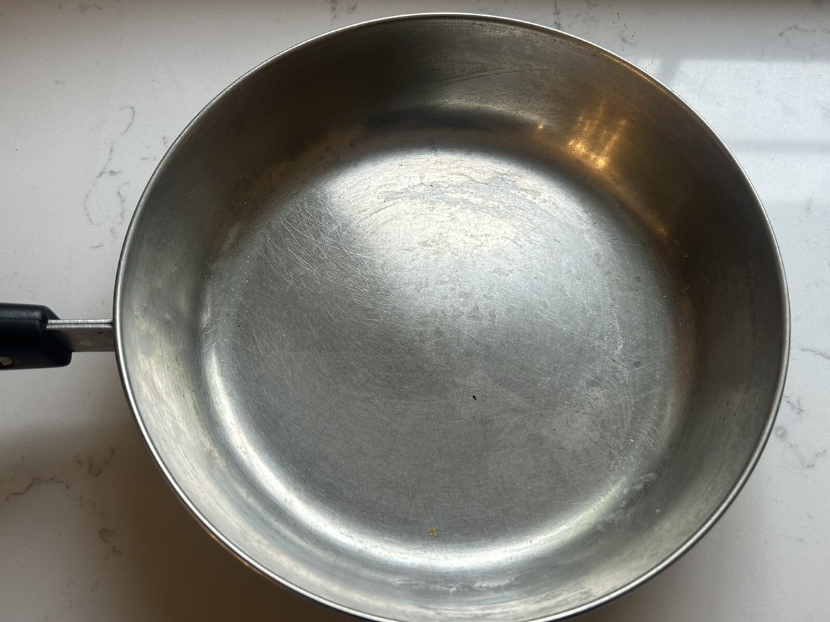 Vintage Revere Ware 1801 Stainless Steel Copper Bottom 8