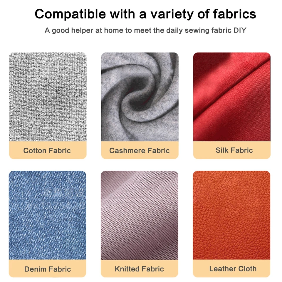 12 Stitches Mini Electric Sewing Machine with Light & Extension Table US Plug - Image 4 of 4