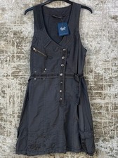 Womens Y2K Nü Cargo Dress Gothic Utility Dress
