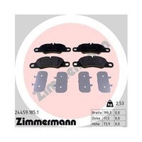 Zimmermann BremsbeläGe Vorderachse FüR Porsche Cayman Boxster 981 + 911 991