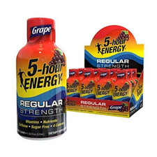 5-hour ENERGY Shot, Regular Strength, Grape, 1.93 Ounce 12 Count