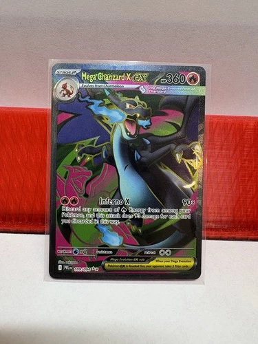Mega Charizard X ex 109/094 Me02: Phantasmal Flames Holo