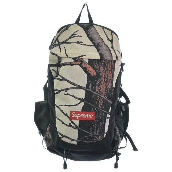 Sac à dos homme Supreme blanc/noir toile intégrale 26,5 x 48 x 7,5 pouces