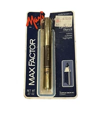 VTG Max Factor EARTH BROWN Maxi Soft Creamy Eye Color Pencil 1 NOS .07oz Prop