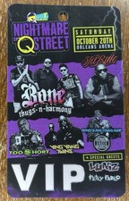 Nightmare On Q Street VIP Backstage Pass Too Short Ja Rule Bone Thugs & Harmony
