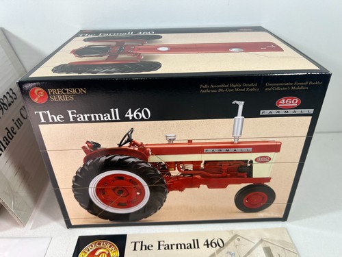 Ertl 2001 serie de precisión 1/16 IH Farmall 460 tractor diecast detallado rojo/blanco - Imagen 2 de 19