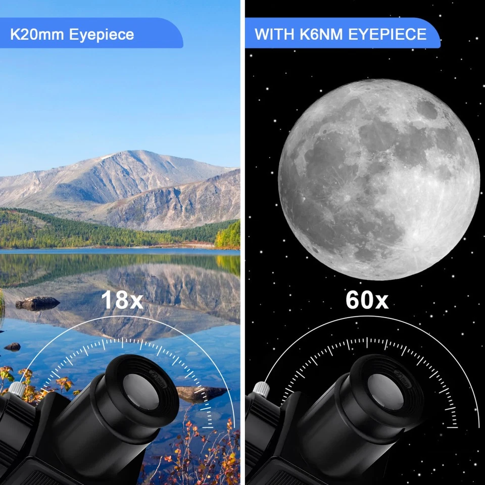 Astronomisches Fernrohr Erwachsene Tragbares Teleskop Für Kinder - Bild 4 von 4