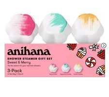 Box of 8 Anihana Sweet Merry Shower Steamer Gift Set 5.3oz/3pk 24 Total