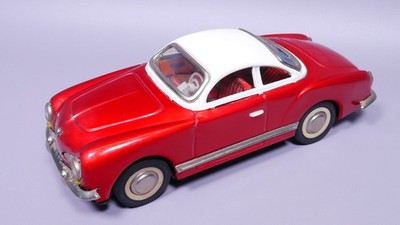 1:18 Asahi Toy Co. Volkswagen Karmann Ghia Coupé rot OVP #BÖ_225