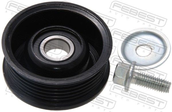 Febest 0587-BK Spannrolle, Keilrippenriemen FüR Mazda-image