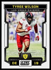 2023 Score #372 Tyree Wilson Las Vegas Raiders