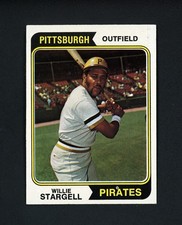 Willie Stargell 1974 Topps (HOF) Pittsburgh Pirates #100 NM