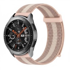 Cinturino smartwatch per Samsung Galaxy Watch (2018) 42 mm nylon tessuto velcro rosa