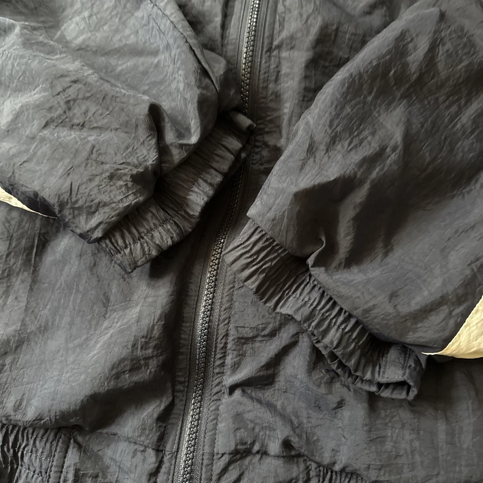 Vintage 90s Reebok Full Zip Windbreaker lightweight Jacket Size Large Colorblock - Image 3 of 4