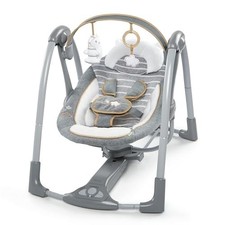 Ingenuity Swing n Go Portable Baby Swing Bella Teddy 5 Speeds 8 Melodies 2 Toys