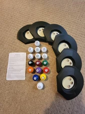 Golfers Putter Pool Game, Club Champ 16 Golf Balls Shooting Billiards 2000