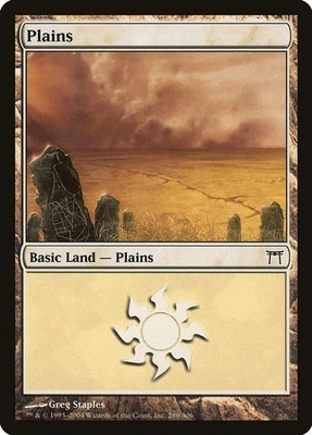 Plains (289) [Champions of Kamigawa] LP - Magic