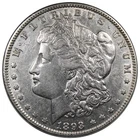 1893 Morgan Dollar XF EXTRA FINE Details Cleaned Damaged A3151